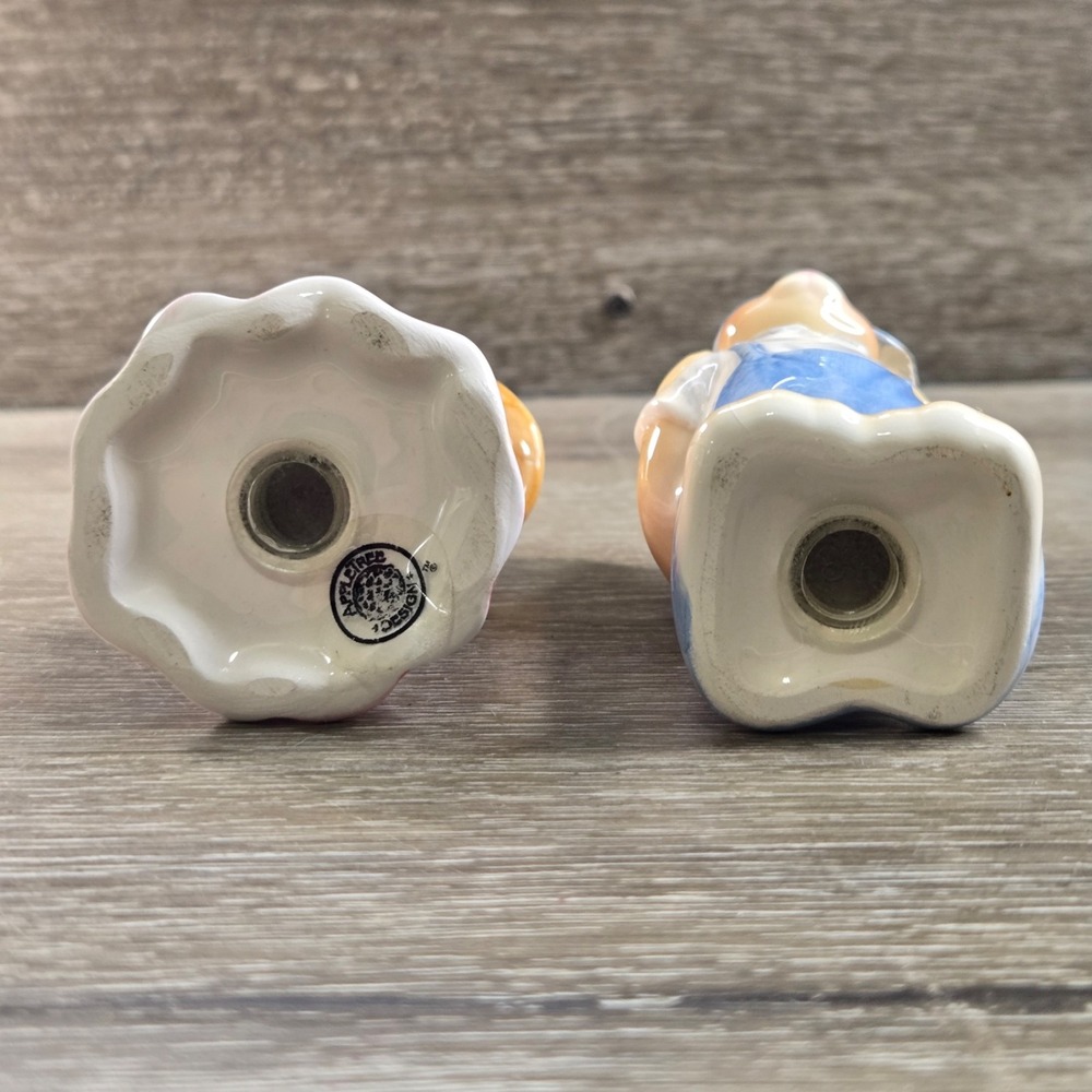 Appletree Design Ceramic Bunny Rabbit Salt Pepper Shakers Easter Spring Set - Picture 7 of 11